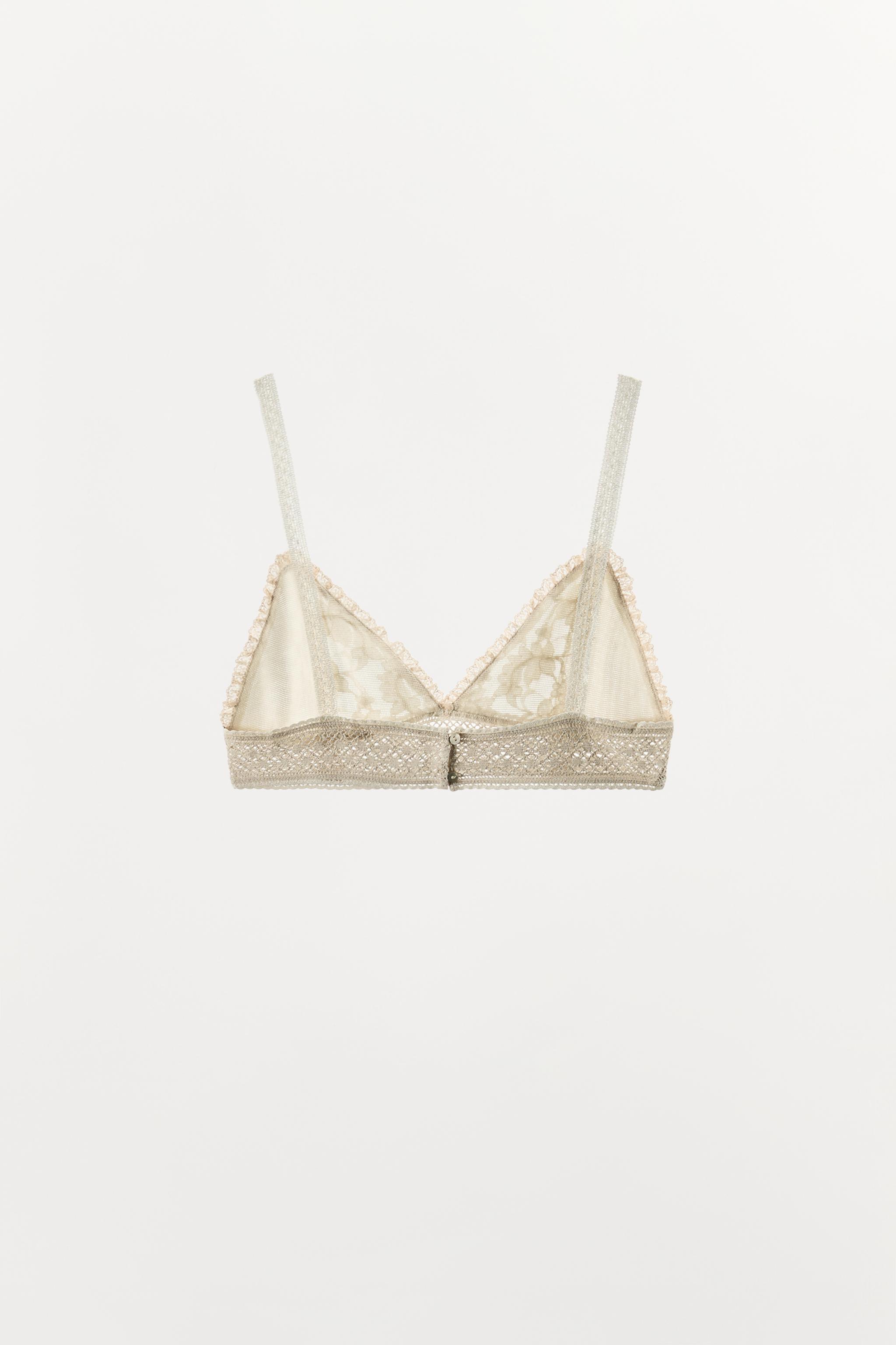 SOUTIEN-GORGE TRIANGLE BRODERIE DENTELLE